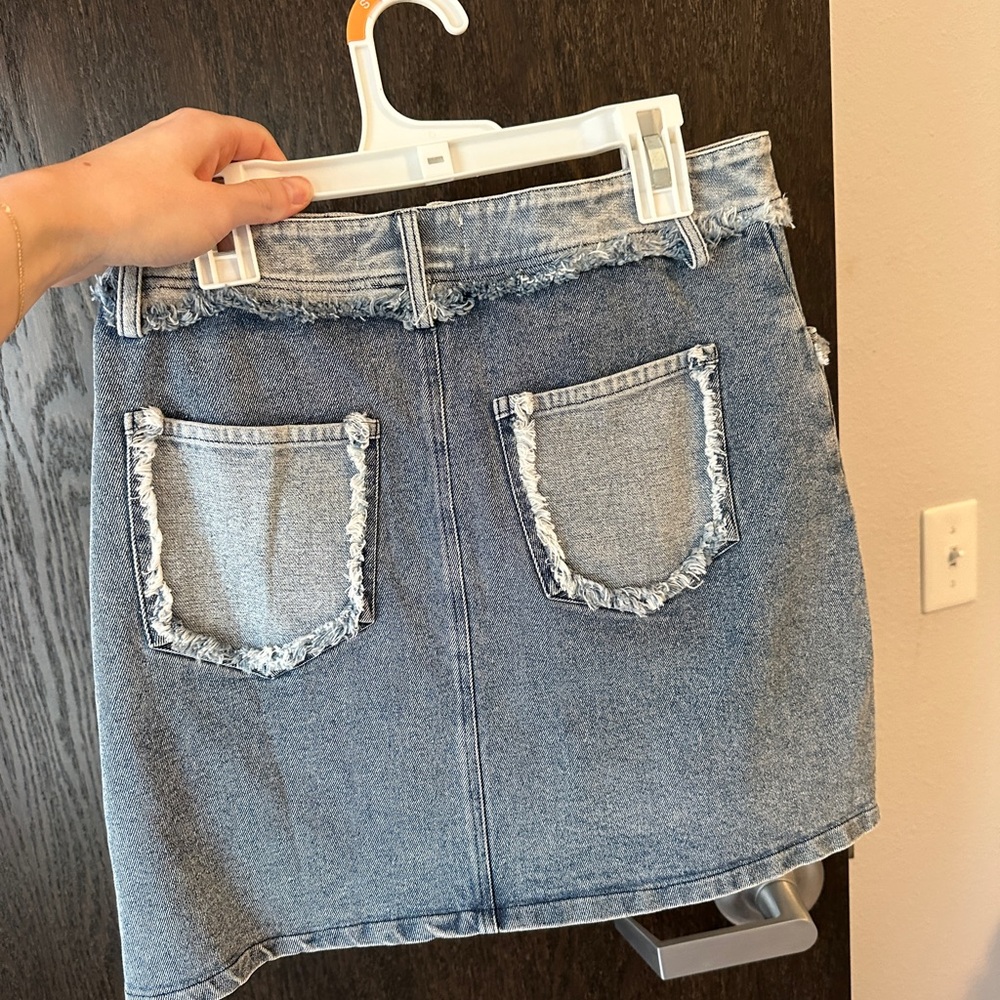 Denim Mini Skirt